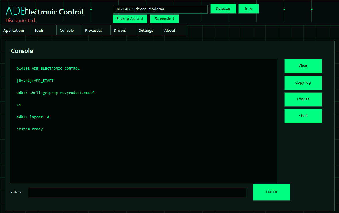 Console preview